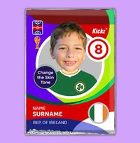 Tap to view Personalised Ireland Football Photo Block