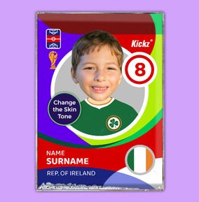 Photo of Personalised Ireland Football Photo Block