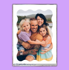 Photo of Full Photo Wavy Design Acrylic Block