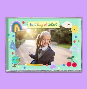 Photo of First Day Of School Landscape Acrylic Photo Block