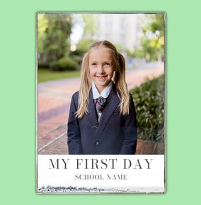Photo of Personalised School Photo Block Portrait