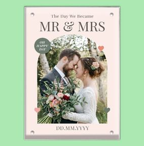 Photo of Mr & Mrs Wedding Photo Block
