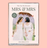 Tap to view Wedding Photo Block Mrs & Mrs