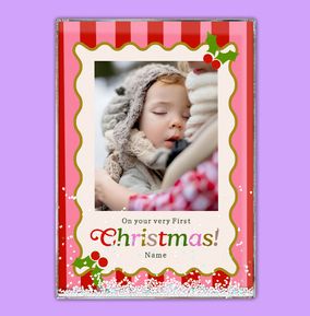 Photo of Very First Christmas Acrylic Full Photo Block - Portrait