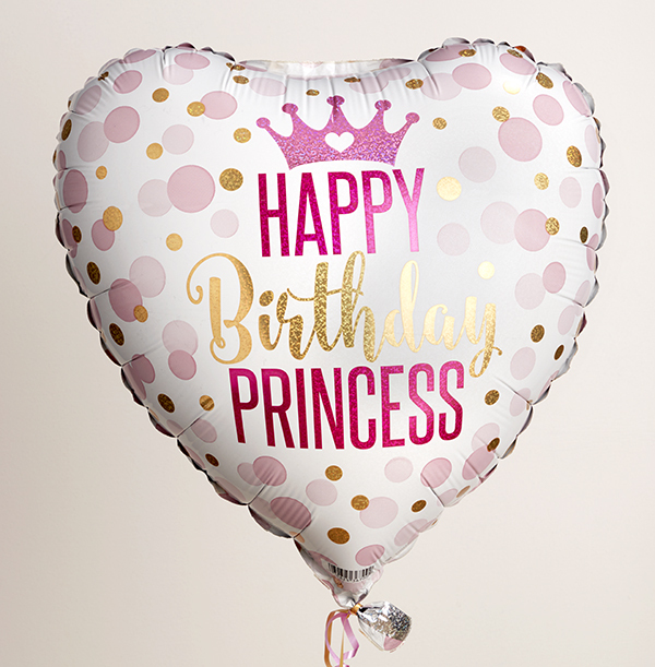 Happy Birthday Princess Balloon