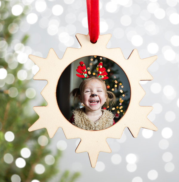 Personalised Full Photo Tree Decoration