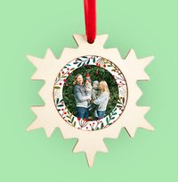 Tap to view Winterberry Christmas Photo Bauble