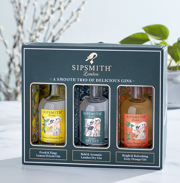ZDISC 25.07.23 Sipsmith Gin Miniature Gift Pack