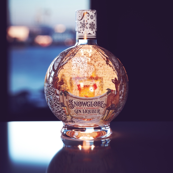 Snow Globe Gin (Orange & Gingerbread)