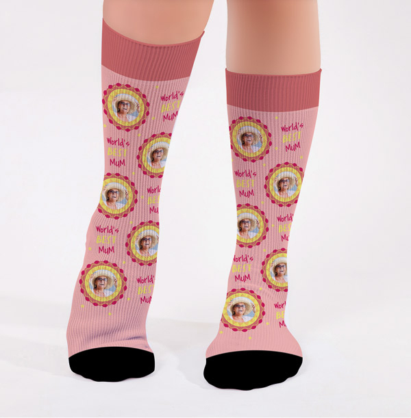 World's Best Mum Personalised Socks