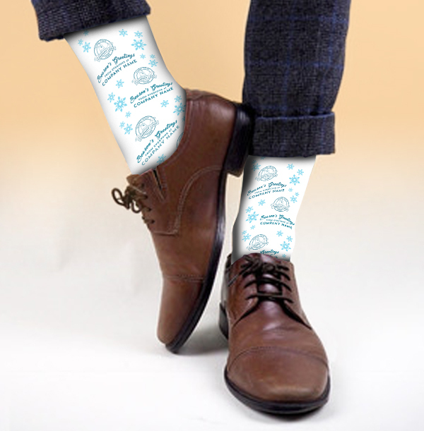 Company Logo Novelty Socks