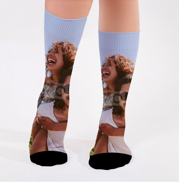 Full Photo Upload Couple Socks