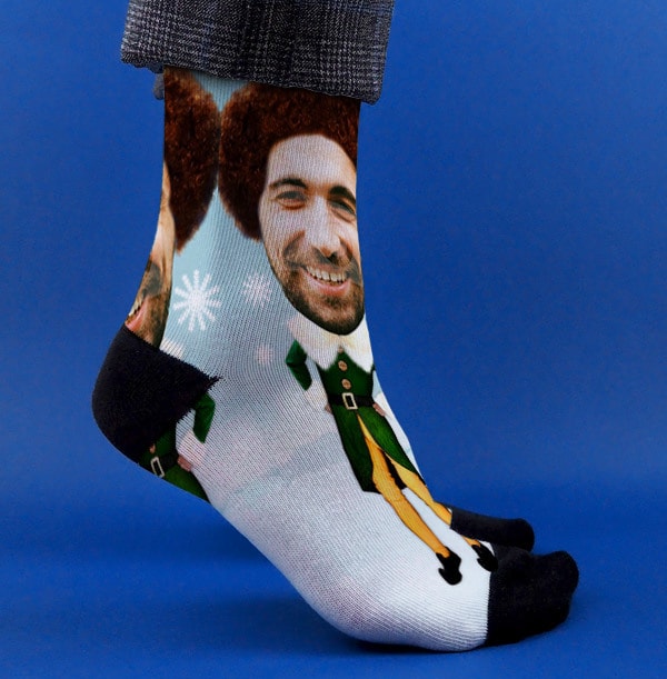 Male Elf Photo Socks
