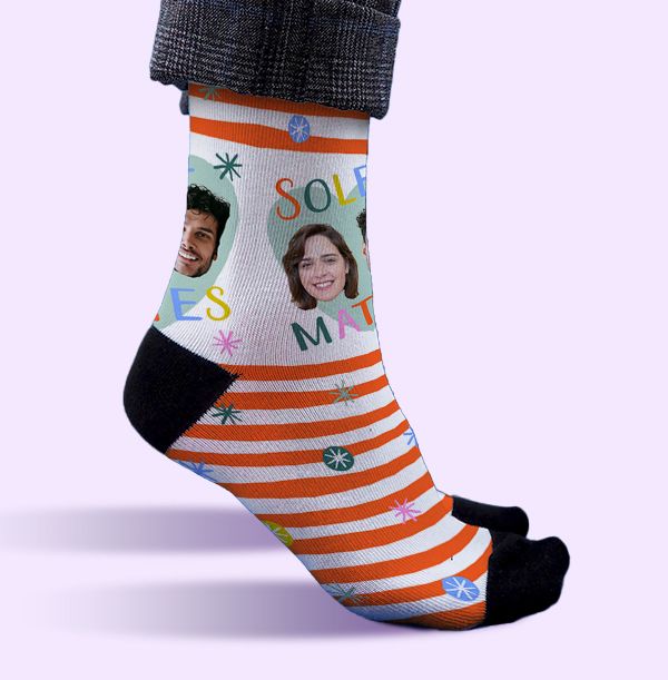 Photo of Sole Mates Novelty Photo Upload Christmas Socks