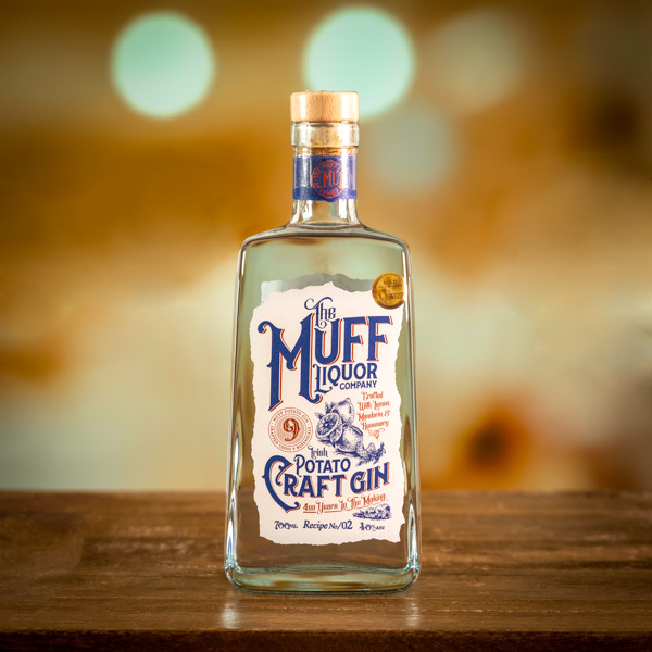 ZDISC 1/22 The Muff Liquor Company Irish Potato Craft Gin Funky Pigeon