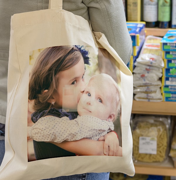 Full Photo Upload Tote Bag