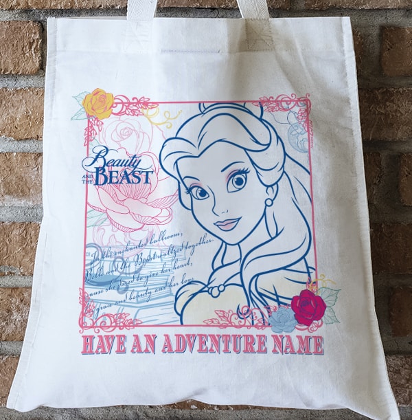 Beauty & the Beast Belle Personalised Tote Bag