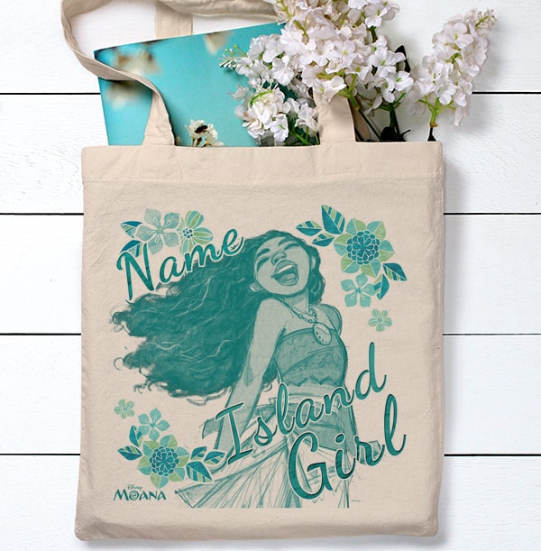 Moana Personalised Tote Bag - Island Girl