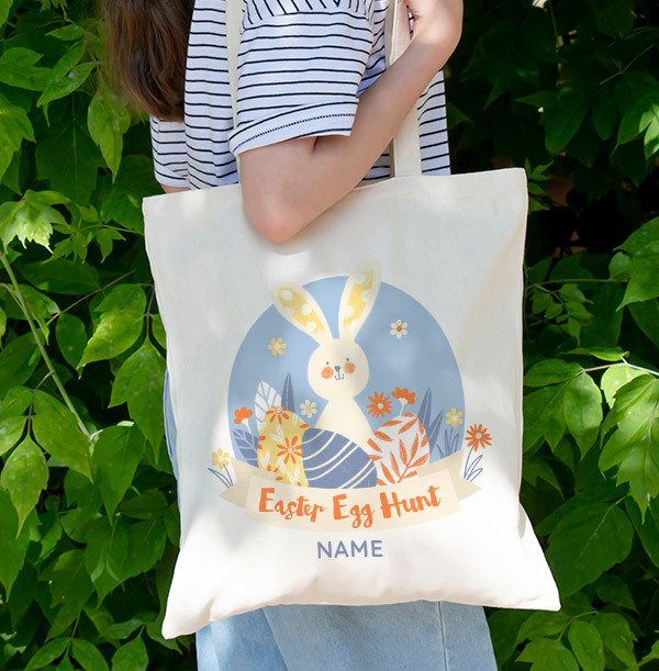 Easter Egg Hunt Personalised Tote Bag