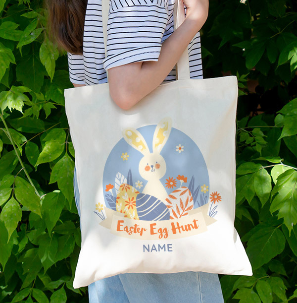 Easter Egg Hunt Personalised Tote Bag