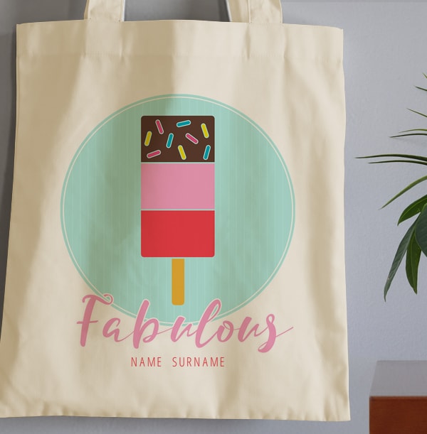 Summer Vibes Personalised Tote Bag