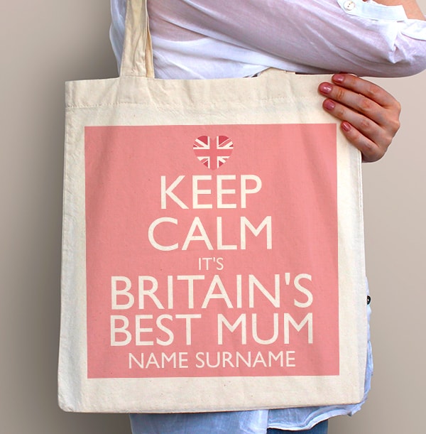 Keep Calm Best Mum Tote Bag