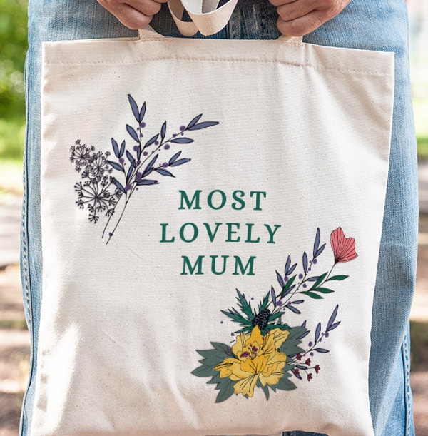 Most Lovely Mum Tote Bag