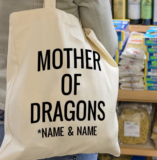 Mother of Dragons Personalised Tote Bag
