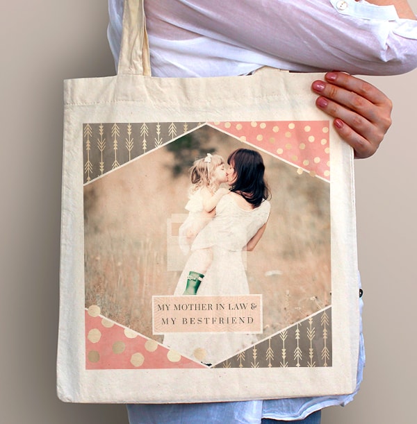 Mummy & Best Friend Photo Tote Bag