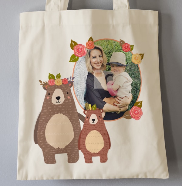 Little & Brave Son Photo Tote Bag