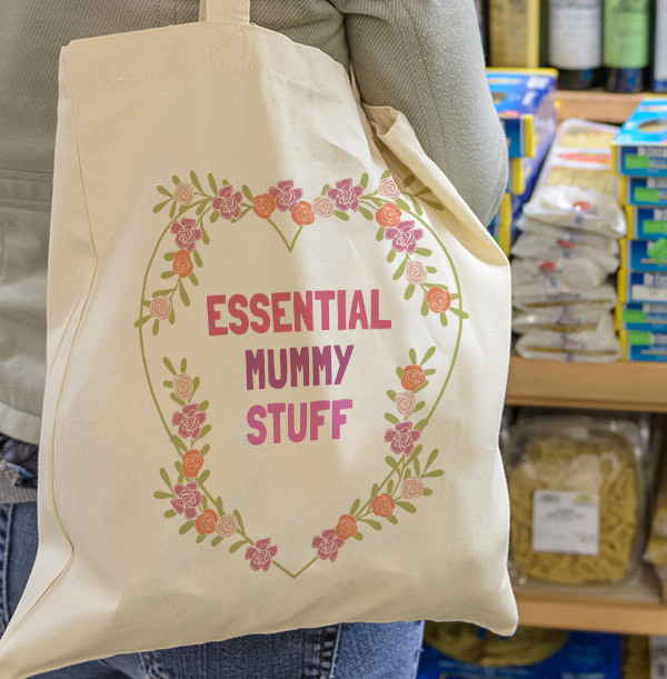 Essential Mummy Stuff Personalised Tote Bag