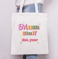 Tap to view Mum Stuff Personalised Tote Bag