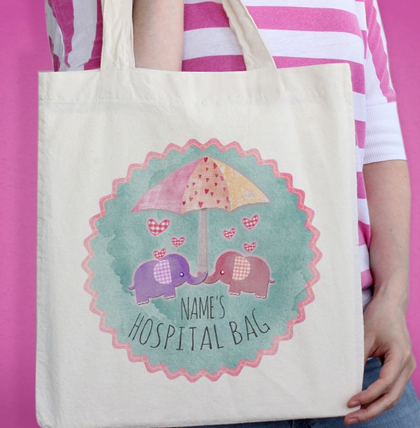 New Baby Personalised Tote Bag