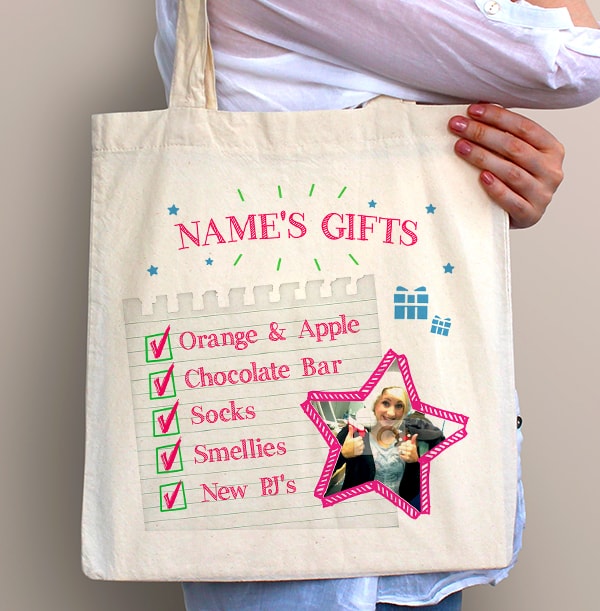 Christmas Gifts Personalised Tote Bag