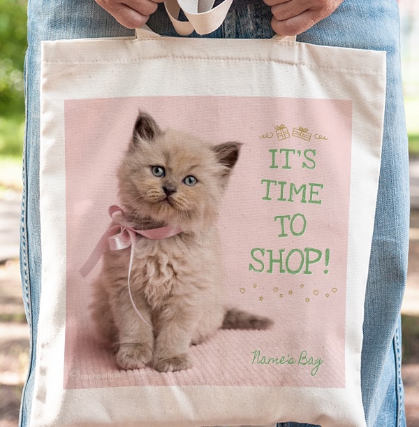 It's time to Shop Kitten Tote Bag - Rachael Hale