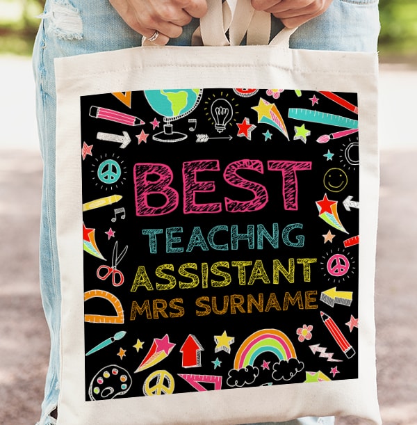 Best Teaching Assistant Personalised Tote Bag