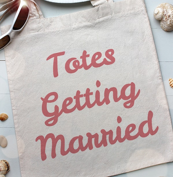 Getting Married Tote Bag