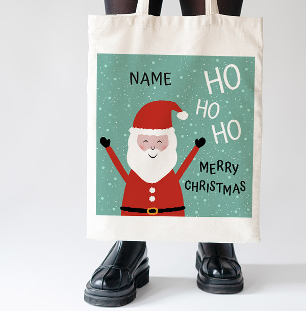 Ho Ho Ho Personalised Tote Bag