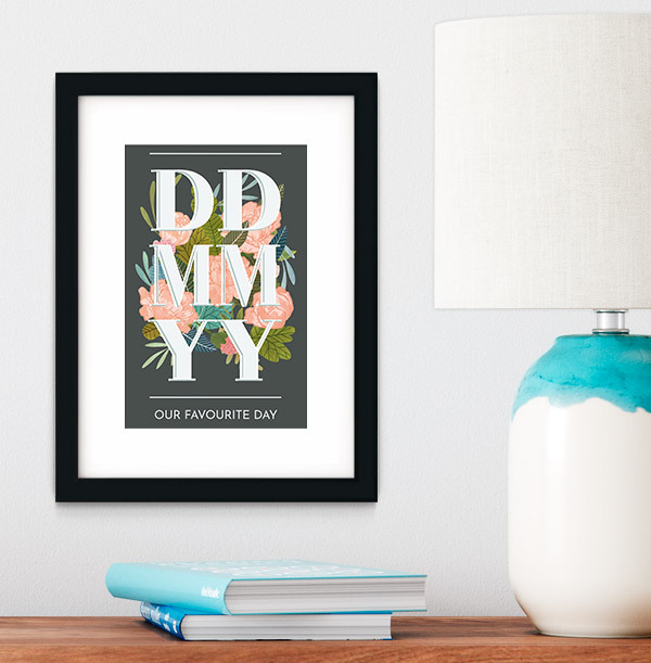 Our Favourite Day Personalised Print