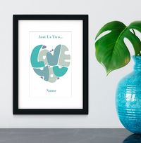 Tap to view Blue Heart Personalised Print