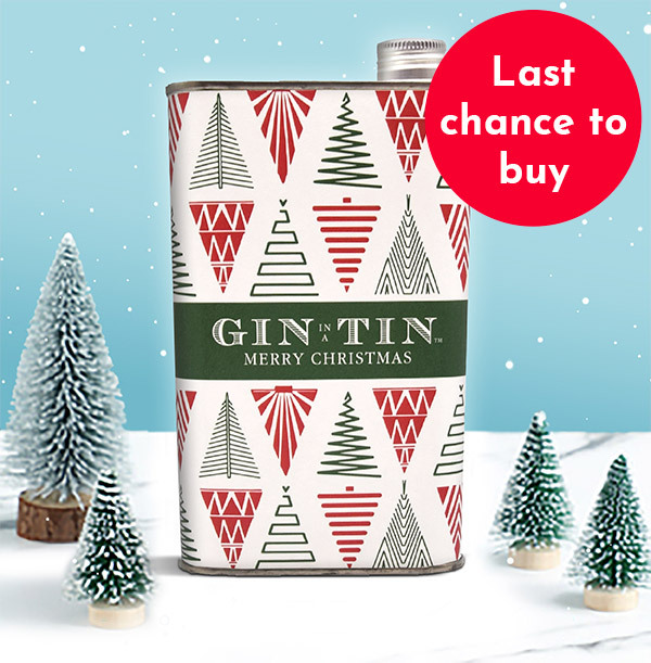 ZDISC Limited Edition Christmas Gin in Reusable Tin
