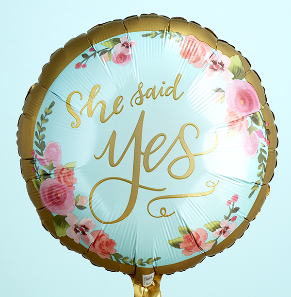 She Said Yes Balloon