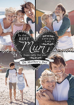 Mum On Mother's Day Multi Photo Card