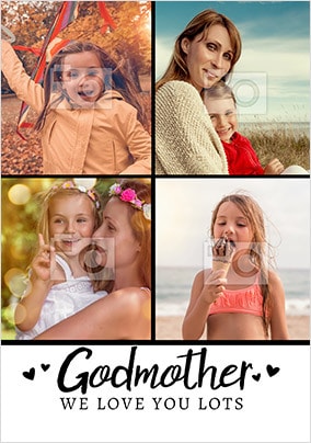 Godmother We Love You Photo Card