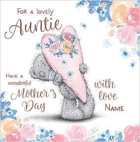 For a lovely Auntie Me to You personalised Card