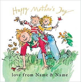 From the Kids on Mother's Day personalised Card