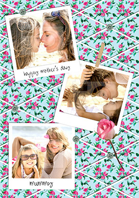Pretty Patterns - Mother's Day Card Fabric Memo Board