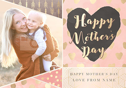 All That Shimmers Photo Upload Mother's Day Card - Happy Mother's Day