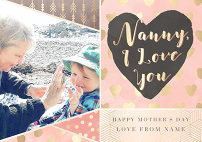 All That Shimmers Photo Upload Mother's Day Card - Nanny