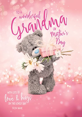 Wonderful Grandma On Mother's Day Personalised Card